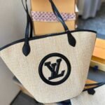 Louis Vuitton Saint Jacques Raffia Tote Bag Beige  57Cm M59808 - Image 2