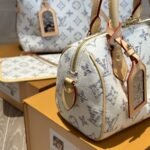 Louis Vuitton Speedy Bandoulière 20 Multicolor Beige 20Cm M24709 - Image 3