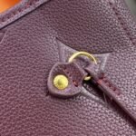 Louis Vuitton Neverfull MM Monogram Empreint Wine Red 31Cm M46599 - Image 6