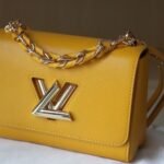 Louis Vuitton LV Twist MM Handbag Sunflower Yellow 23Cm - Image 4