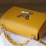 Louis Vuitton LV Twist MM Handbag Sunflower Yellow 23Cm - Image 6