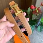 Hermes Mini H Belt Bucket And Reversible Leather Strap Black Brown 24Mm H079645CC06 - Image 5
