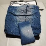 Chanel 22 Handbag Washed Denim 41Cm AS3261 B10439 NM981 - Image 2