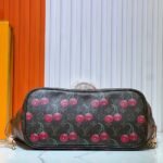 Louis Vuitton X Takashi Murakami Monogram Cerise Neverfull MM Brown 31Cm M13263 - Image 5