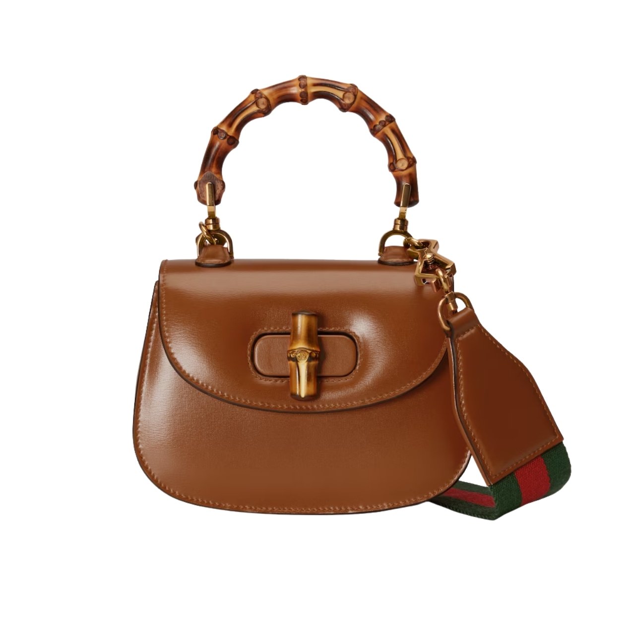 374 Gucci Bamboo 1947 Small Top Handle Bag Brown 21Cm 675797 10ODT 2579 - Image 1