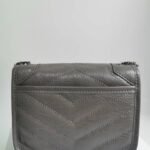 Saint Laurent Niki Vintage Leather Chain Wallet Beige 19Cm - Image 4