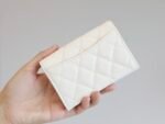 Chanel Classic Card Holder Wallet White 10Cm AP0214 B10583 10601 - Image 9