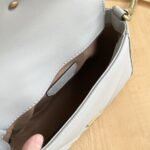 Gucci GG Marmont Matelassé Chevron Mini Top Handle Bag Light Grey 21Cm 547260 AABZC 1712 - Image 8
