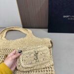 Saint Laurent Icare Naturel And Brown Gold 45Cm 772191GAAEK2063 - Image 4