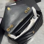 Saint Laurent Loulou Medium Chain Bag Black 29Cm 801439AAEAX1000 - Image 5