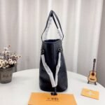 Louis Vuitton Neverfull MM Monogram Empreinte Leather Black 31Cm M45685 - Image 4