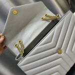 Saint Laurent Loulou Chain Bag In Matelasse Y Gray 32Cm - Image 5