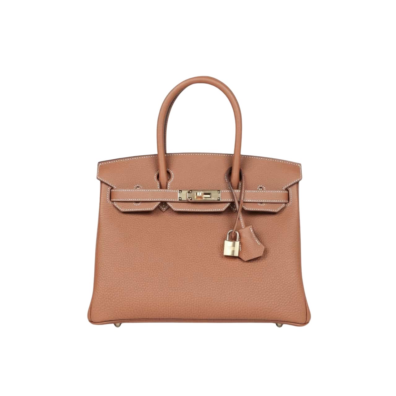 Thumbnail-40-3 Hermès Birkin 30 Brown Gold Hardware - Image 1