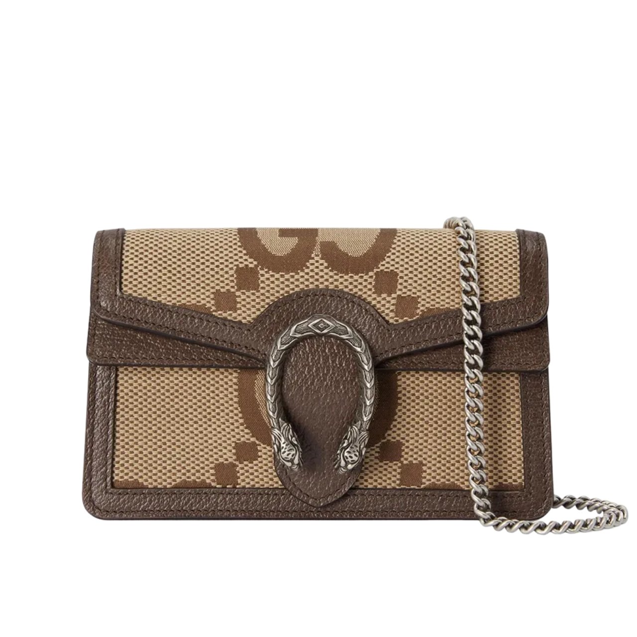 Untitled-1280-x-1280-px-16 Gucci Dionysus Bag Jumbo GG Canvas Super Mini Brown 28Cm - Image 1