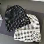 Chanel CC Wool Beanie Black - Image 2