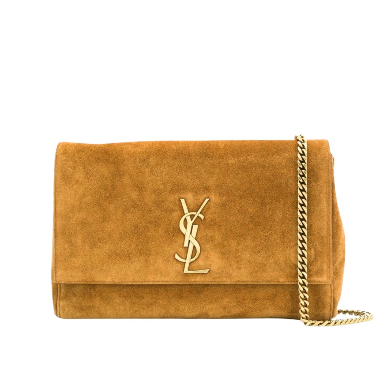 vel-14 Saint Laurent Kate Medium Reversible Chain Bag In Suede Tan 28Cm - Image 1