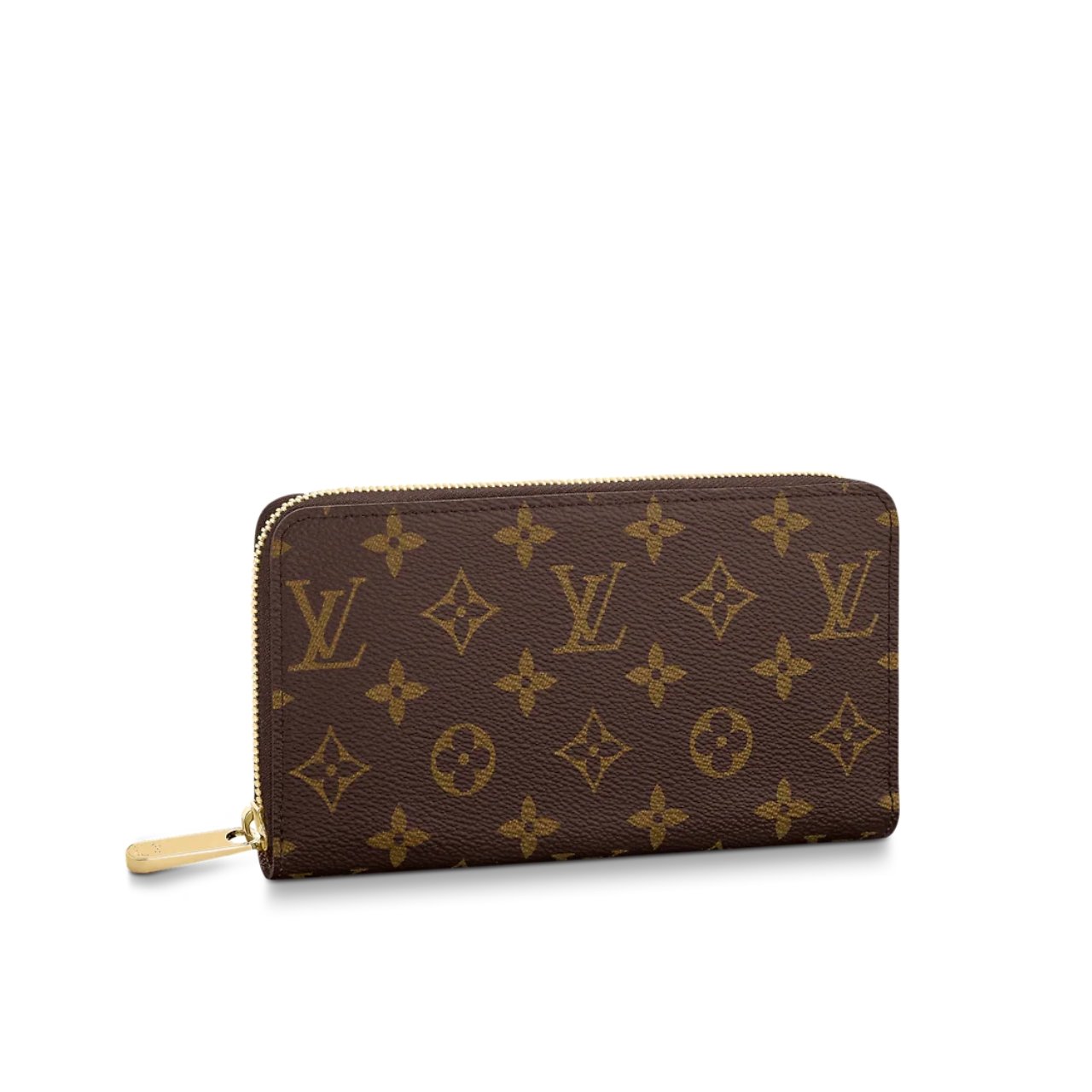 vel-4-1 Louis Vuitton Monogram Long Zippy Wallet Brown 19Cm M42616 - Image 1