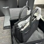 Saint Laurent Sac De Jour Baby In Grained Black 26Cm - Image 5